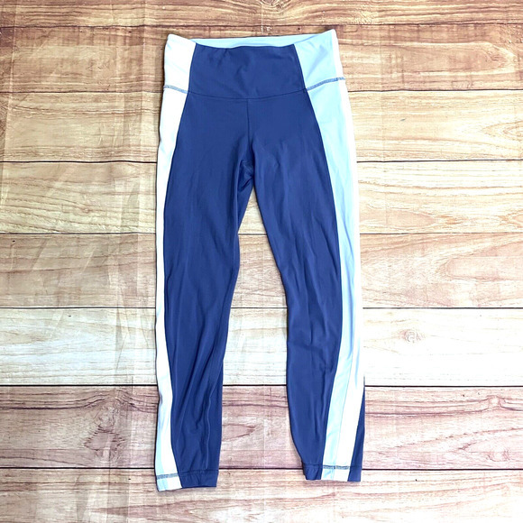 Athleta Leggings Womens Small Blue Light Blue Active Wear Gym Yoga - Picture 1 of 9